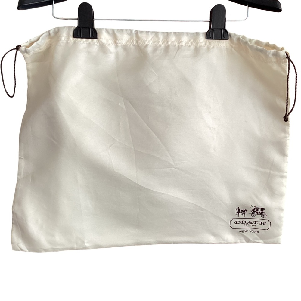 🪷 Coach Cream Dust Bag w/Logo and Drawstrings